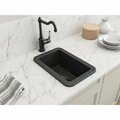 Bocchi 18 in W x 12 in L x 8 in H, Fireclay, Fireclay Kitchen Sink 1358-020-0120